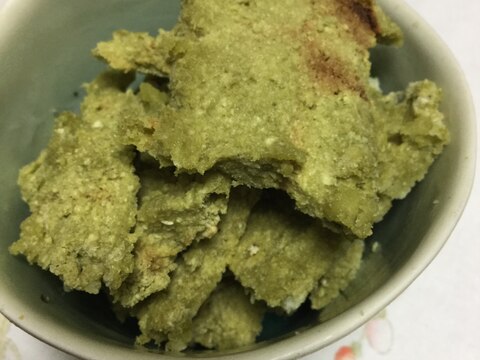 豆腐のおからクッキー抹茶風味